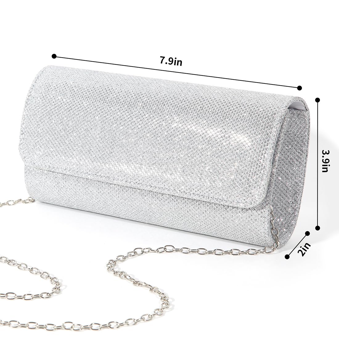 Evening Bag Clutch Purses for Women Ladies Sparkling Party Handbag Wedding Bag