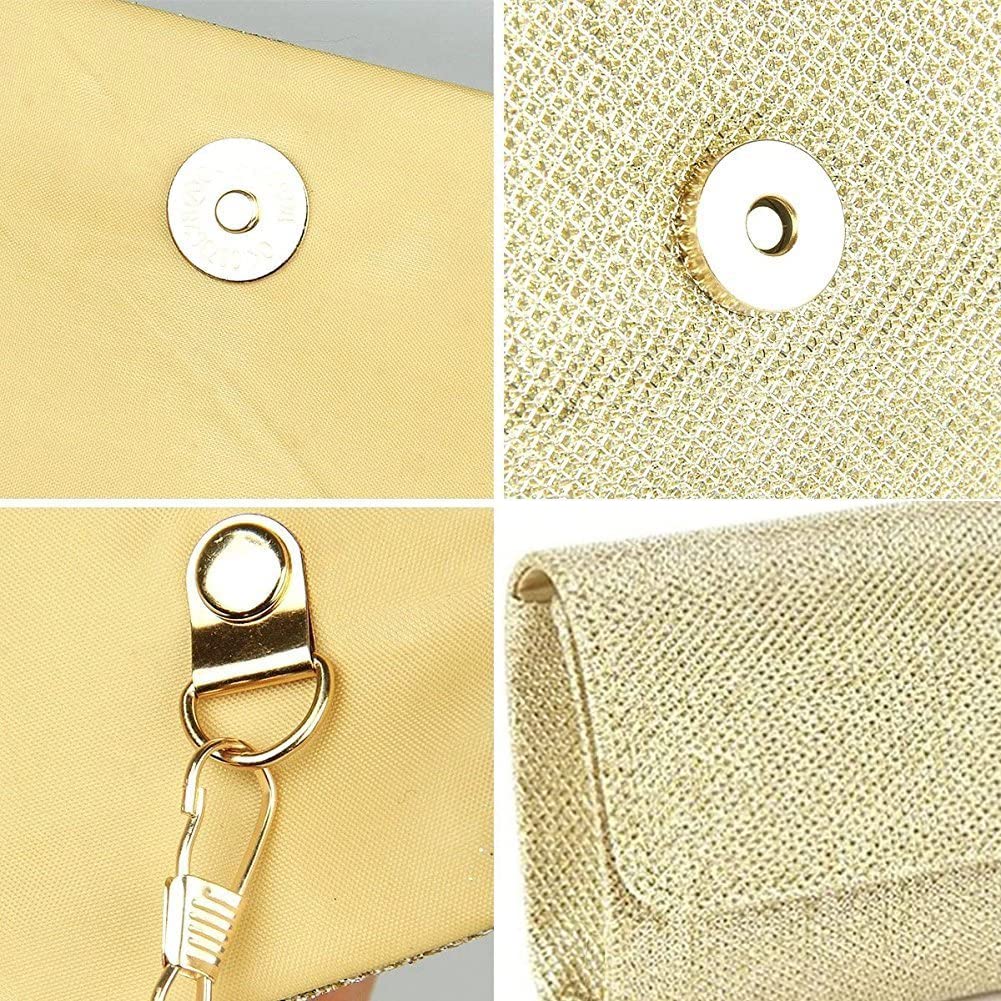 Evening Bag Clutch Purses for Women Ladies Sparkling Party Handbag Wedding Bag