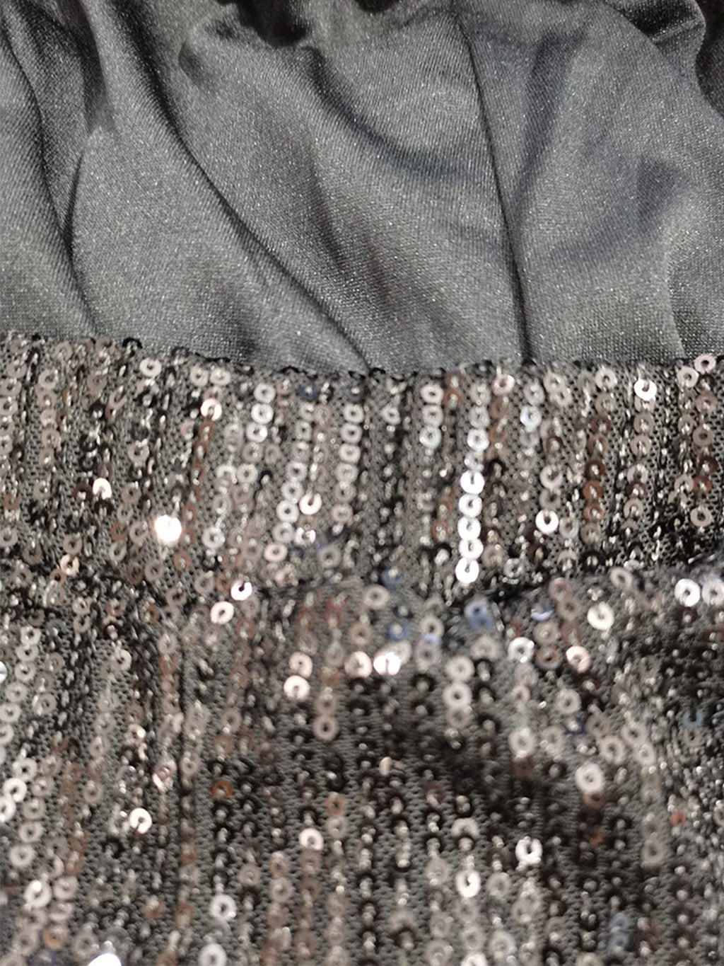 Women Casual Sequin Sparkle Glitter High Waist Pencil Pants Trousers