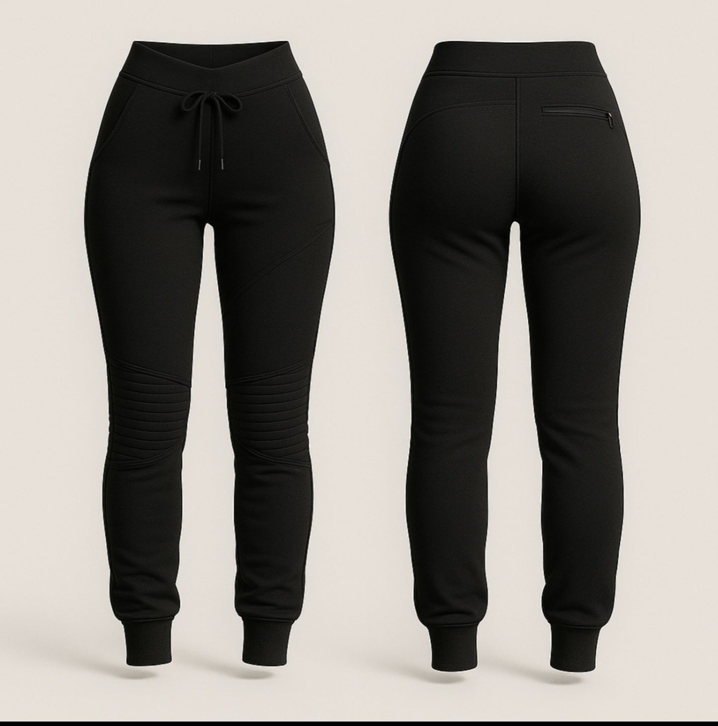 RAREST DIAMOND — RD Sculpt Moto Jogger (Onyx Black)