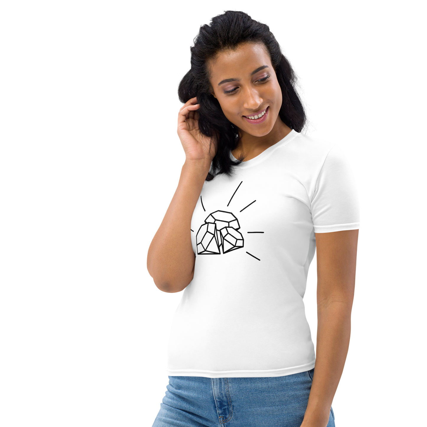 Designer Brand Rarest Diamond Women's T-shirt