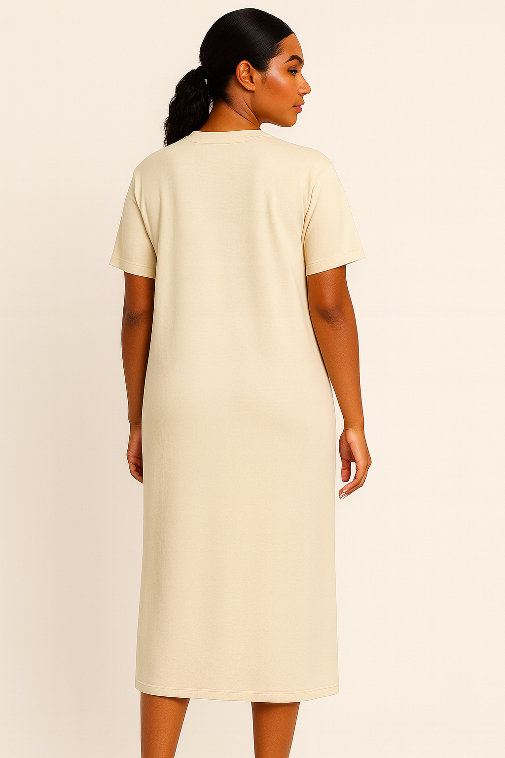 Rarest Diamond Logo Midi T-Shirt Dress