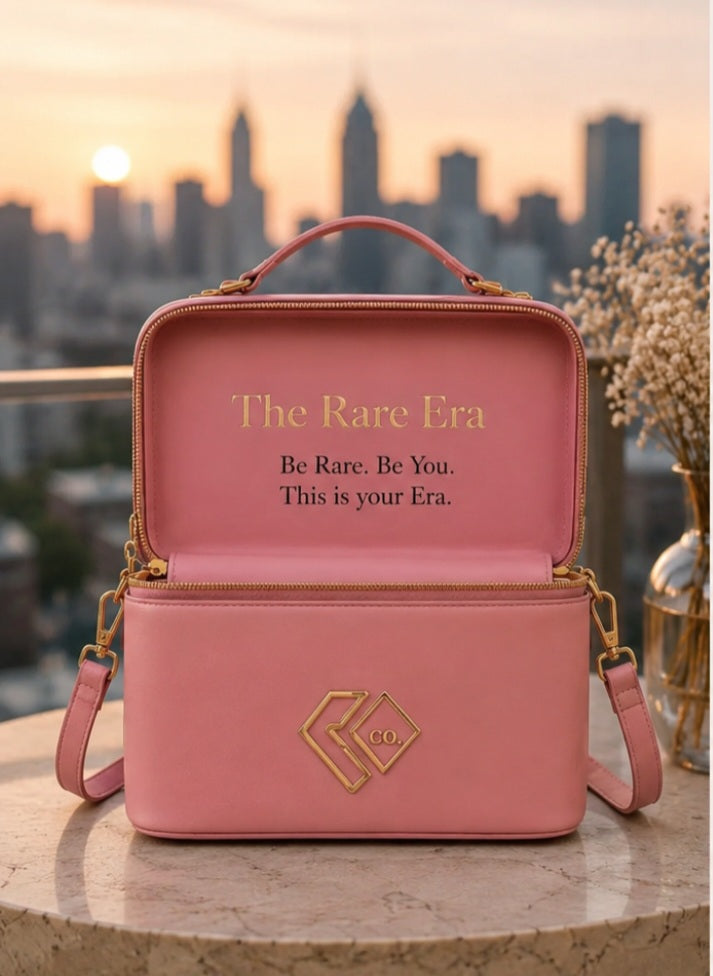 Rarest Diamond® Co. The Rare Era Crossbody Box Bag – Pink