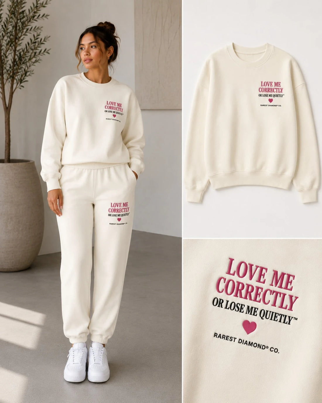 Love Me Correctly Jogging Set