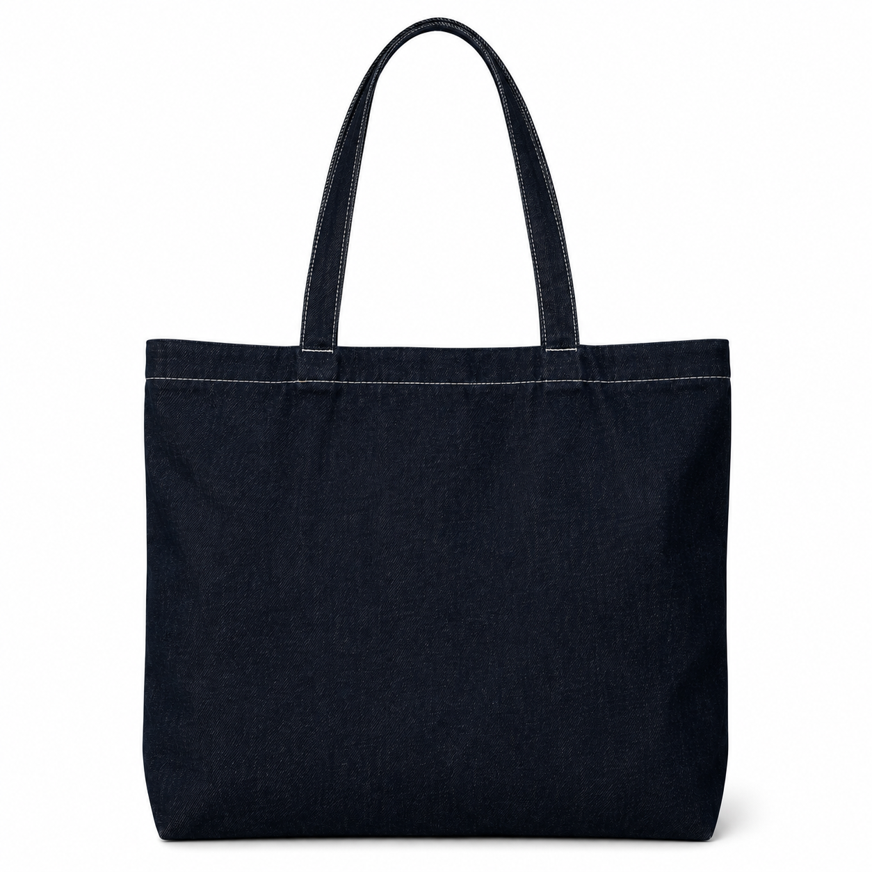 Love Me Correctly Denim Tote Bag