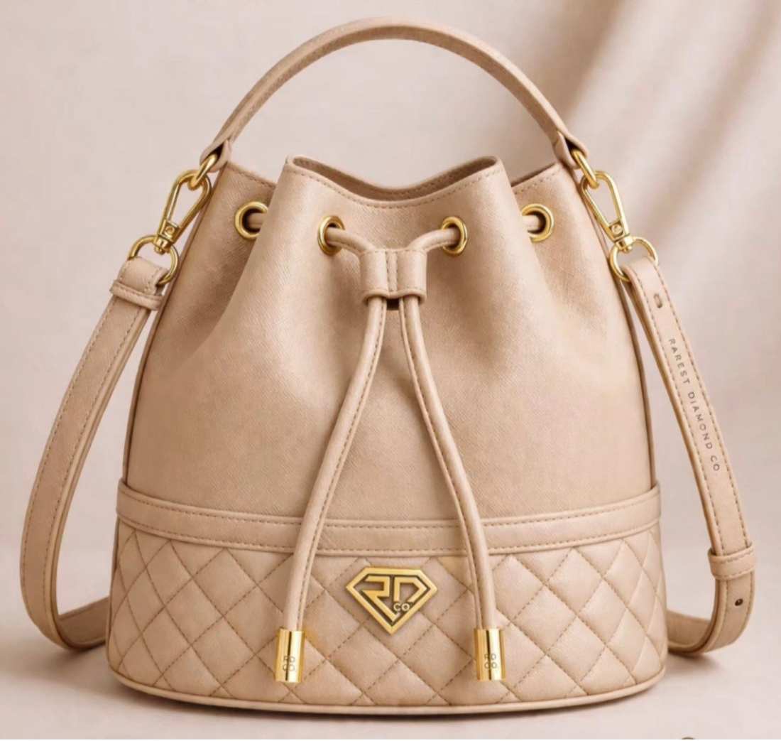 Signature Diamond Bucket bag