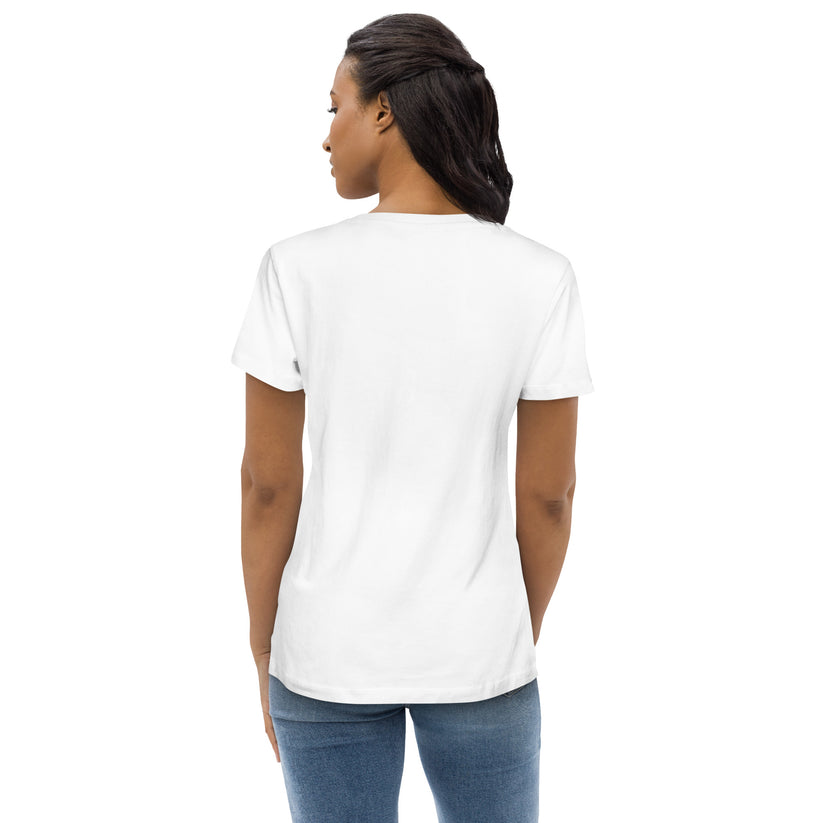 Women's Fitted Eco White Diamond Tee – RAREST DIAMOND®