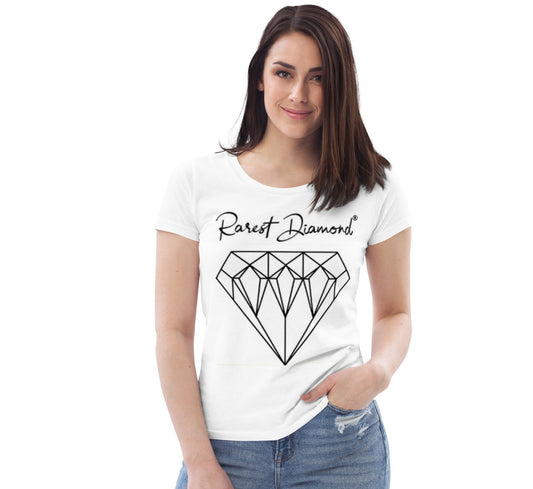 Women's Fitted Eco White Diamond Tee II